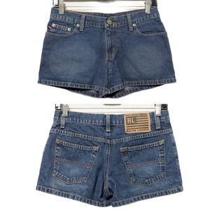 POLO RALPH LAUREN 3" Hipster Jean Shorts S